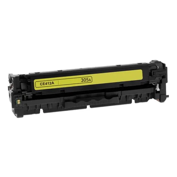 HP CE412A 305A Yellow Toner Cartridge by Clover Imaging - 200562