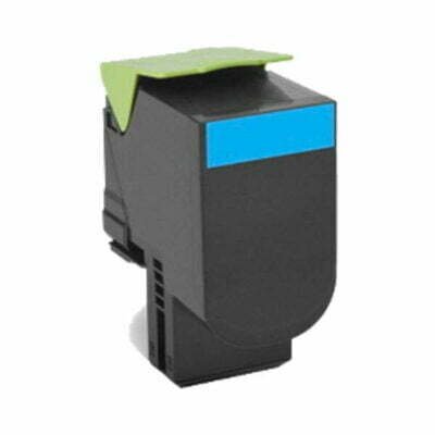 Lexmark 80C1SC0 Cyan Replacement Toner Cartridge by Nuprint - NUPCX310C
