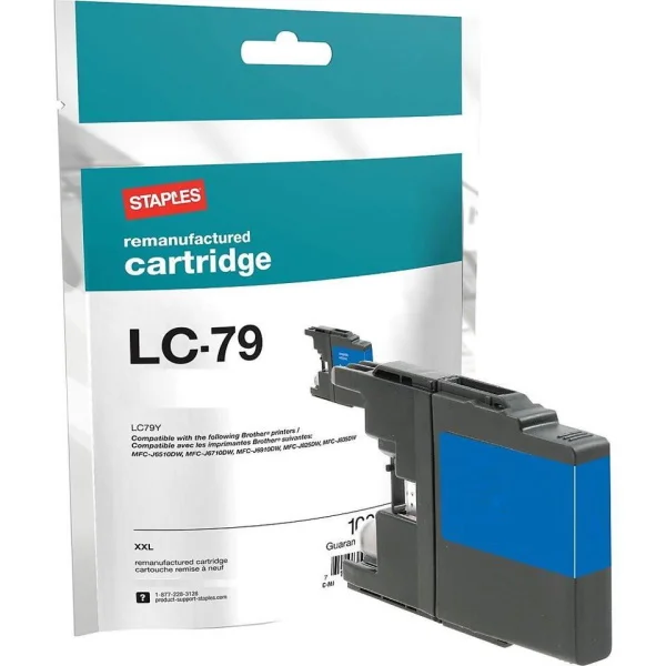 Brother LC79 Super High Yield Magenta Ink Cartridge by Staples - LC79MS