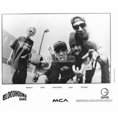 Bloodhound Gang Band 90's Black & White 8x10 Vintage Celebrity Print