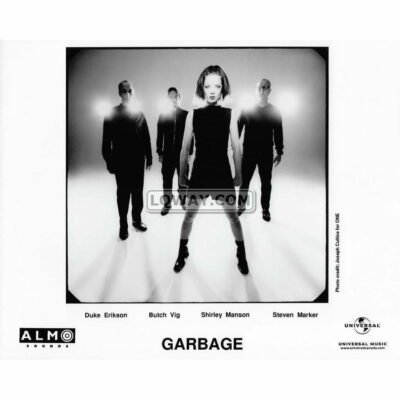 Garbage Band 90's Black & White 8x10 Vintage Celebrity Print #2