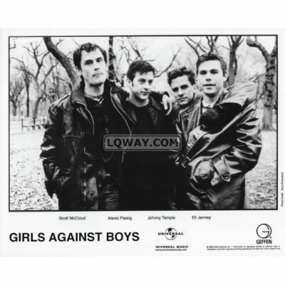 Girls Against Boys Band 90's Black & White 8x10 Vintage Celebrity Print