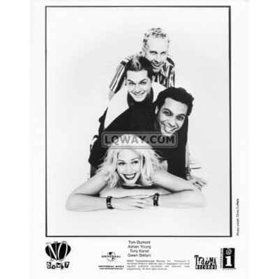 No Doubt Band 90's Black & White 8x10 Vintage Celebrity Print