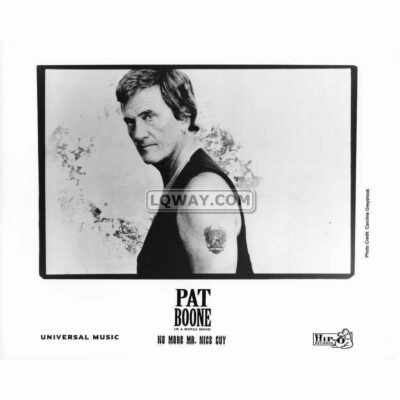 Pat Boone 90's Black & White 8x10 Vintage Celebrity Print