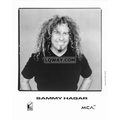 Sammy Hagar 90's Black & White 8x10 Vintage Celebrity Print #1