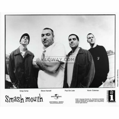 Smash Mouth Band 90's Black & White 8x10 Vintage Celebrity Print #1