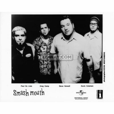 Smash Mouth Band 90's Black & White 8x10 Vintage Celebrity Print #3